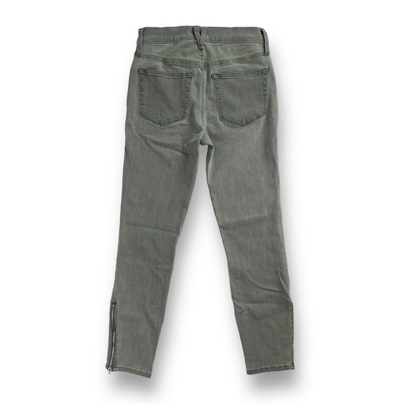 J. CREW Point Sur Hightower Skinny Jean w/Ankle Zippers Smoke Wash Size 25 (EUC) - Picture 2 of 12